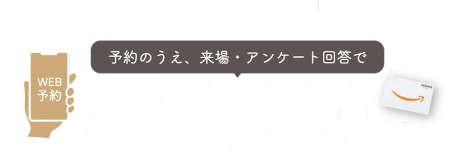 ご来場予約特典