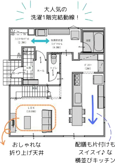 北上市鍛治町会場 1F