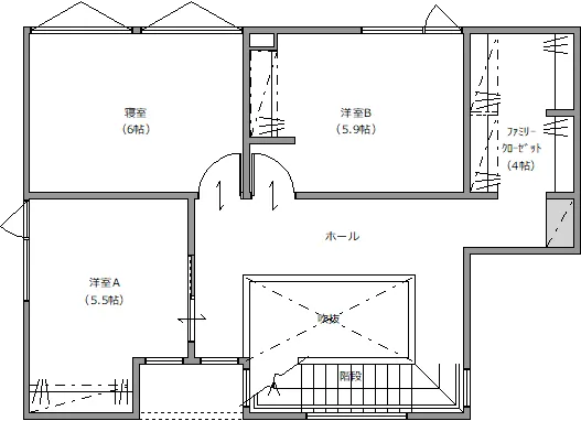 北上市しらゆりモデルハウス2F