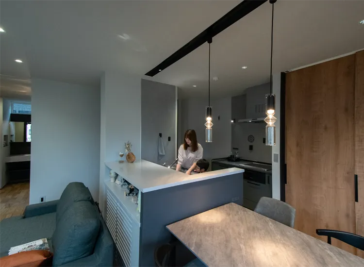 Ⅱ列型キッチン